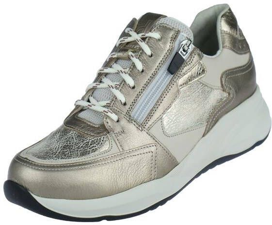 Durea 6295.605.1469-H dames veterschoenen sportief (5) beige - Foto 3