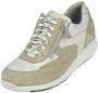 Durea 6260 H GO Volwassenen Lage sneakersDames sneakers Wit beige - Thumbnail 7