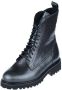 Durea Veterboot 9801 188 1207 Zwart Grijs Wijdte K - Thumbnail 2