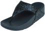 FITFLOP Teenslippers Dames Lulu Glitter Maat: 41 Materiaal: Leer Kleur: Blauw - Thumbnail 6