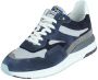 Floris van Floris van Bommel van Floris van Bommel Sneakers Heren Lage sneakers Herenschoenen Suède SFM-10170 Blauw - Thumbnail 6