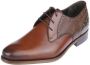 Floris van bommel 30361 De Stapper Dark Cognac G+ Wijdte Veterschoenen - Thumbnail 4