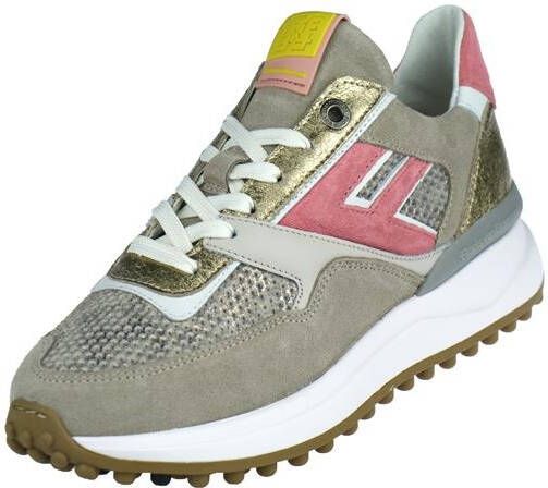 Floris van Bommel Dames Sneakers Noppi 36.08 Gold Goud