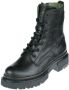 G-Star G Star Raw Kafey Hgh Lace Lea Veterboots Laarzen Met Veters Dames Zwart - Thumbnail 5