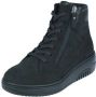 Hartjes 172.1708 21 VeterlaarzenHoge sneakersDames veterschoenenHalf-hoge schoenen Zwart - Thumbnail 2