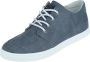 Hub Boss Casual schoen veter Heren Navy White Canvas - Thumbnail 6