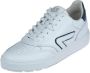 Hub Duke Lage sneakers Leren Sneaker Heren Wit - Thumbnail 4