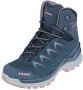 Lowa Innox Pro Gtx Mid Wandelschoen Dames waterdichte mid wandelschoenen Steelblue Rose - Thumbnail 2