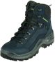 Lowa Hatland Renegade GTX Heren wandelschoen Dark-blue lime Schoenen Wandelschoenen Halfhoge schoenen - Thumbnail 4