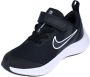 Nike Star Runner 3 Sportschoenen Kleuters Zwart Grijs Wit - Thumbnail 4