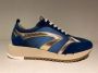 Piedi Nudi Dames Sneakers Vaya 01.13 Blue Gold Blauw - Thumbnail 2