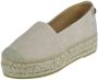 Red Rag Beige Suède Espadrilles met Plateauzool Beige Dames - Thumbnail 5