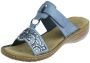 Rieker -Dames blauw licht slippers & muiltjes - Thumbnail 2