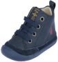 Shoesme Baby Veterschoenen Jongens Dark Blue Leer - Thumbnail 4