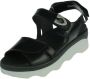 Wolky Dames Sandalen 0235033 010 Medusa Reflex Zwart - Thumbnail 4