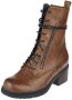 Wolky Hoge veterschoenen Rimbley cognac leer - Thumbnail 2