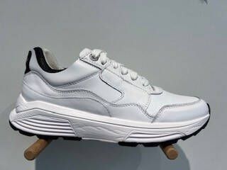 Xsensible Witte sneaker met stretch gevormd voetbed en verharde hiel White Dames - Foto 3