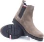 Bruin Tinten Rwb Hilfiger Suede Chelsea boots Enkellaarsjes Heren Taupe - Thumbnail 11