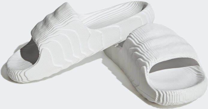 Adidas Originals Adilette 22 Slides Crystal White Crystal White Core Black- Crystal White Crystal White Core Black - Foto 2