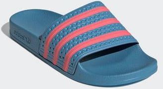 Interactie Calligrapher Rentmeester Adidas Adilette Kids Badslippers Slippers flip flops Meisjes Blauw -  Schoenen.nl