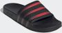 Adidas Originals Adilette badslippers zwart donkerrood - Thumbnail 2