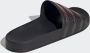 Adidas Originals Adilette badslippers zwart donkerrood - Thumbnail 2