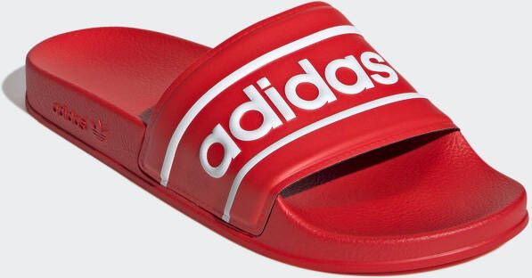 Adidas Originals adilette Badslippers adidas Adilette in rood formaten: 44.5