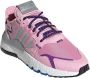 Adidas Nite Jogger W Dames Sneakers True Pink Silver Met. Collegiate Purple - Thumbnail 4