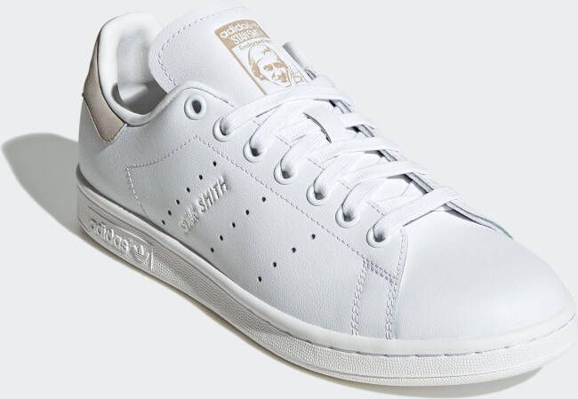 Adidas Originals Stan Smith Dames Cloud White Wonder Beige Silver Metallic Dames Cloud White Wonder Beige Silver Metallic Schoenen