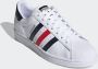 Adidas Originals Sneakers van leer met contraststrepen model 'SUPERSTAR' - Thumbnail 2