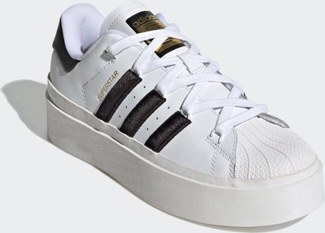 Adidas Originals Superstar Bonega Schoenen Cloud White Core Black Gold Metallic Dames - Foto 3