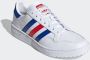 Adidas Originals Team Court sneakers wit kobaltblauw rood - Thumbnail 3