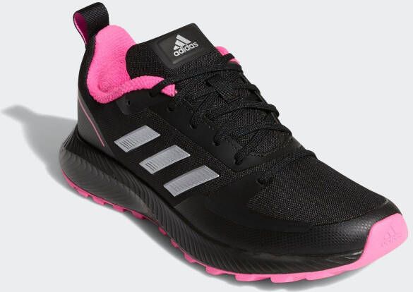 Adidas Perfor ce Runfalcon 2.0 hardloopschoenen trail zwart zilver roze - Foto 3