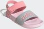 Adidas Adilette Sandalen Kinderen Clear Pink Super Pop Silver Metallic Kind - Thumbnail 1