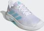 Adidas Court Jam Control Indoor Sportschoenen Tennis White Blue - Thumbnail 2