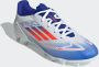 Adidas F50 Club FXG Cloud White Solar Red Lucid Blue- Cloud White Solar Red Lucid Blue - Thumbnail 3