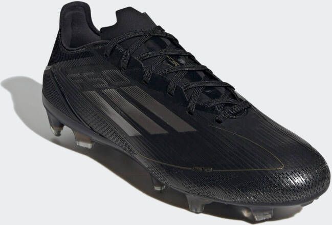 Adidas F50 Pro FG Core Black Iron Metallic Gold Metallic- Core Black Iron Metallic Gold Metallic