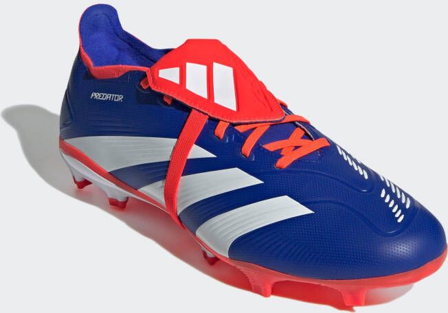 Adidas Perfor ce Predator League Fold-Over Tongue Firm Ground Voetbalschoenen Unisex Blauw