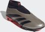 Adidas Predator League Laceless FG Platinum Metallic Aurora Black Turbo Platinum Metallic Aurora Black Turbo - Thumbnail 1