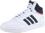 Adidas Performance Hoops 3.0 Mid Classic Schoenen Unisex Wit - Thumbnail 4