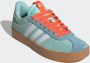 Adidas Sportswear VL Court 3.0 sneakers Lichtblauw wit oranje - Thumbnail 3