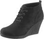 Aniston SHOES Enkellaarsjes wedge ankle boot in round shape new collection - Thumbnail 1