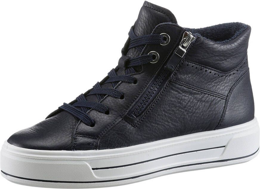 Ara Hoge veterschoenen CANBERRA plateau high top-sneaker vrijetijdsschoen in comfortbreedte h