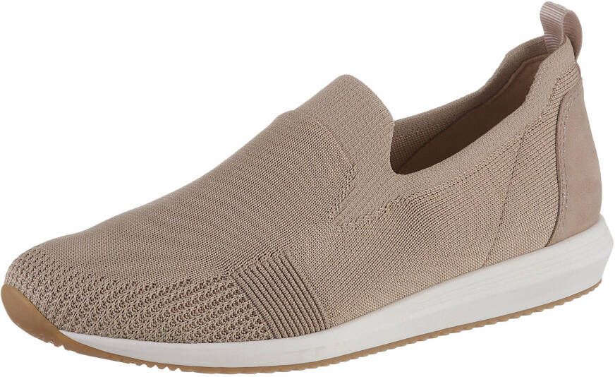 Ara Slip-on sneakers Lissabon Slipper halfschoen vrijetijdsschoen met comfortabele schacht G-breedte