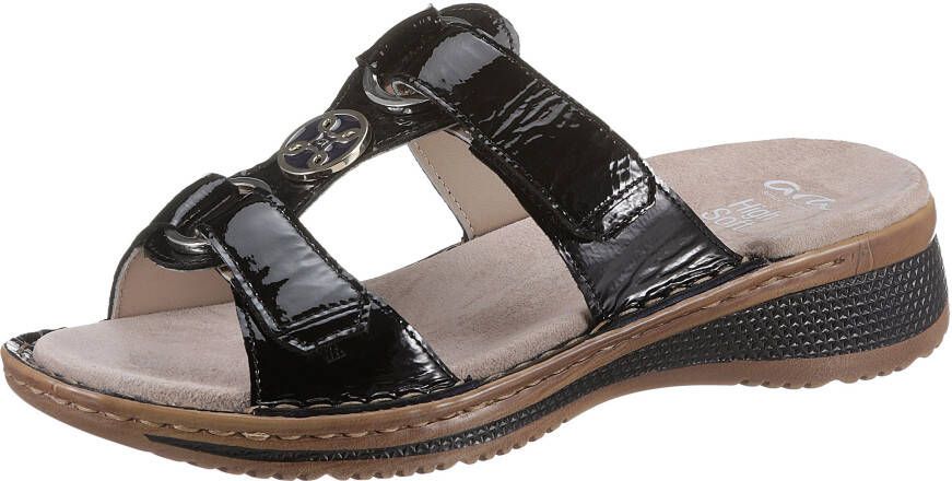 Ara Slippers Hawaï wedge heel summer shoe slippers with velcro