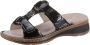 Ara Slippers Hawaï wedge heel summer shoe slippers with velcro - Thumbnail 7