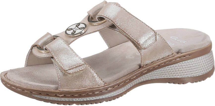 Ara Slippers Hawaï wedge heel summer shoe slippers with velcro