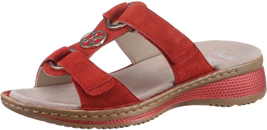 Ara Slippers Hawaï wedge heel summer shoe slippers with velcro