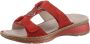 Ara Slippers Hawaï wedge heel summer shoe slippers with velcro - Thumbnail 2