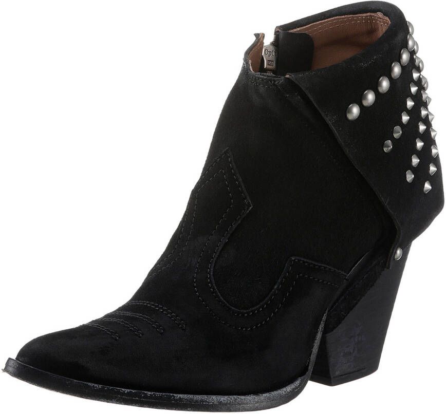 A.S.98 Highheel-laarsjes BELIVE avondmode enkellaarsjes met studs en decoratieve stiksels